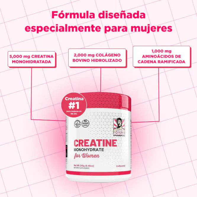 Creatina para Mujeres Old School Labs®