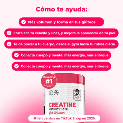 Creatina para Mujeres Old School Labs®
